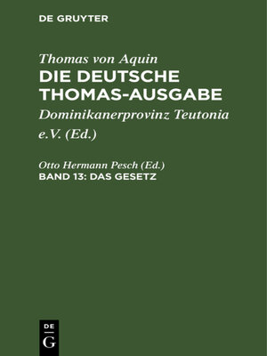 cover image of Das Gesetz